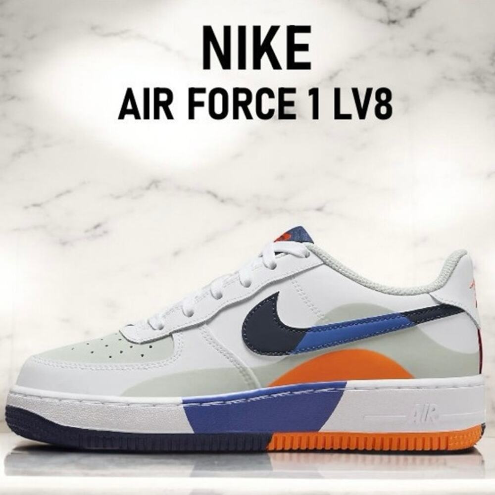 Nike Air Force 1 LV8 GS 'Upside Down' sneaker size 7.5 W athletic Athleisure